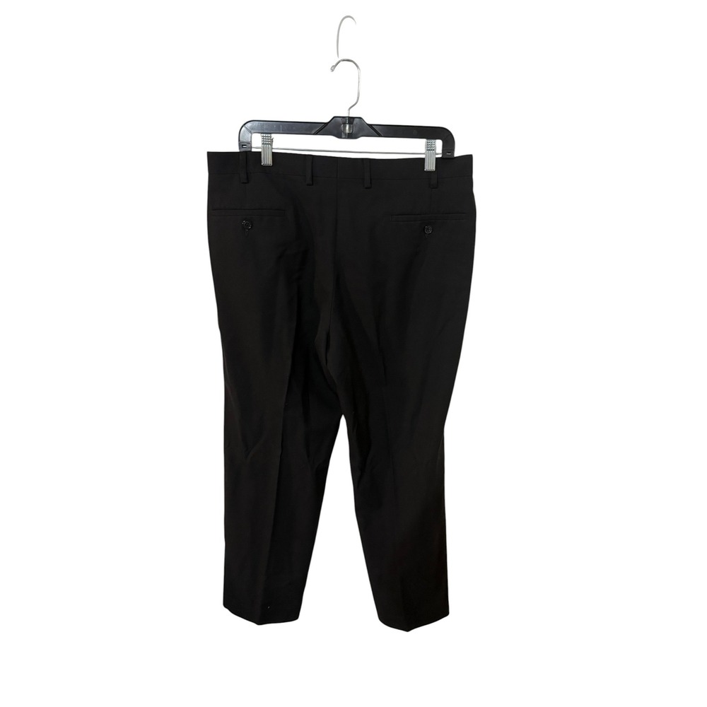 Lauren Ralph Lauren Mens Dress Pants Black Flat Front Trousers  36W x 30L